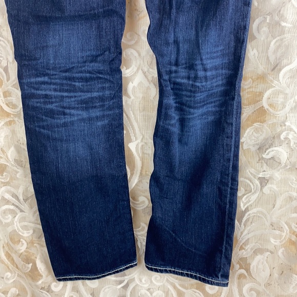 Big Star Liv Distressed Cropped Cuffed Capri Jeans Summer Whitewashed Vintage 25 - Picture 8 of 14